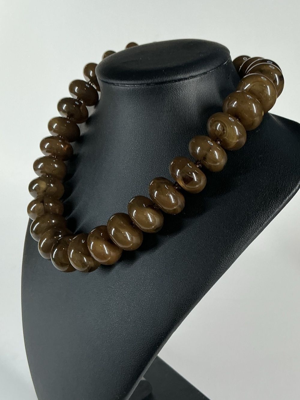 Quartz Oval Pebble Necklace - Beaded Necklace for Women - Picture 2 of 4